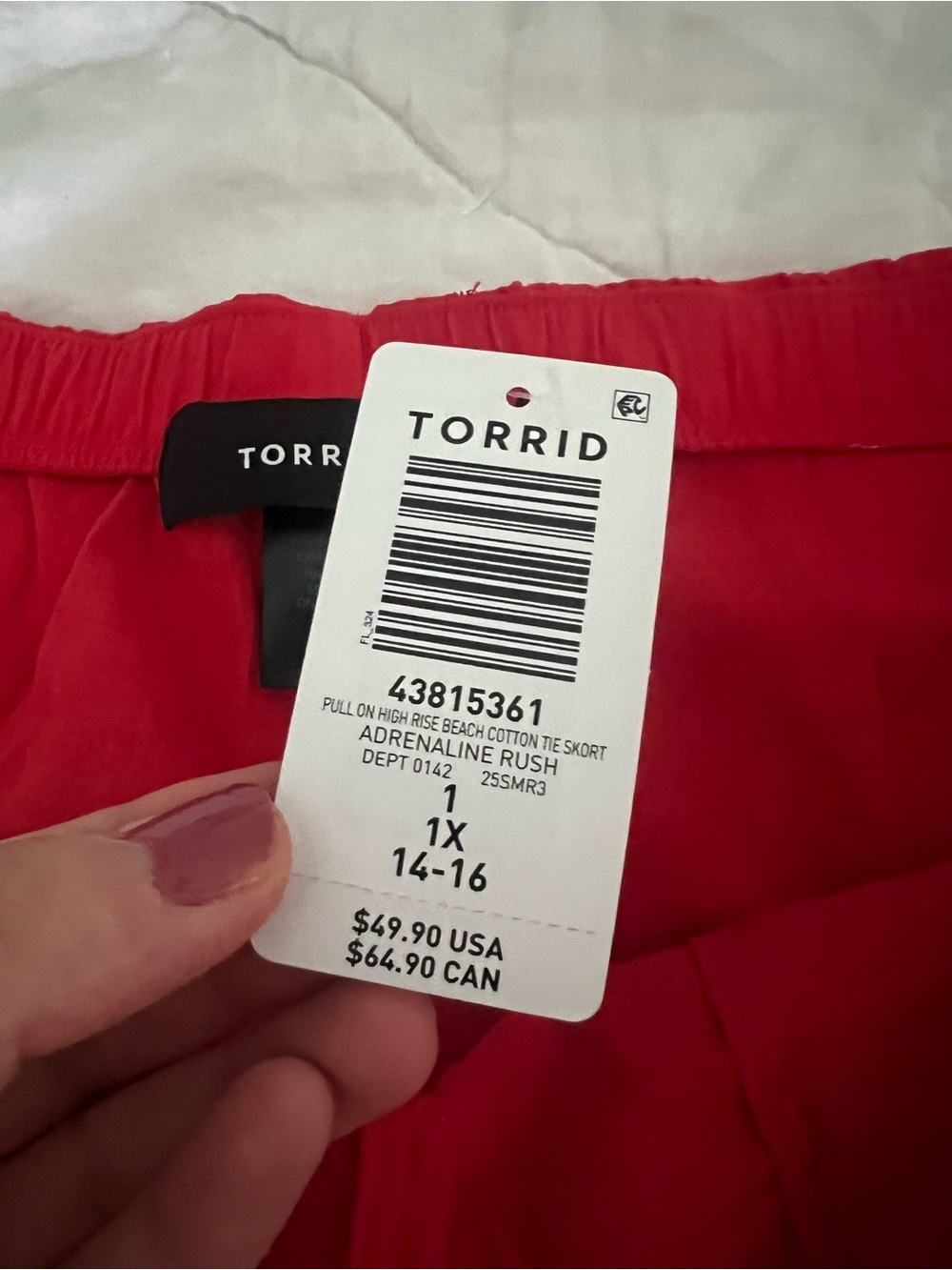 Torrid Side-Tie Skort - Picture 9 of 9